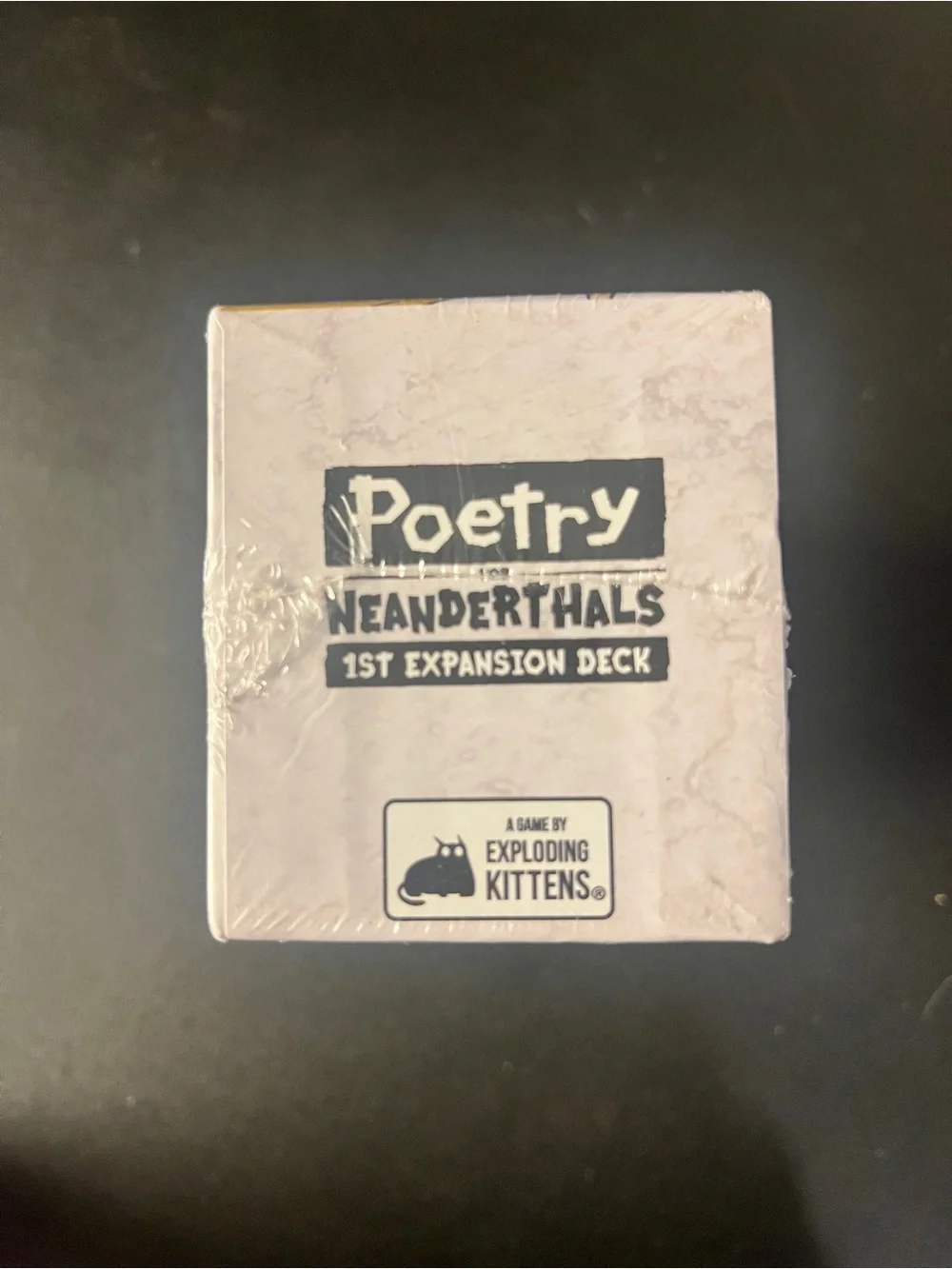 Poetry For Neanderthals 1st Expansion Word Game by Exploding Kittens SEALED